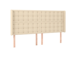 Headboard, Headboards Vidaxl Creme Tecido (183 X 16 X 118/128 Cm)