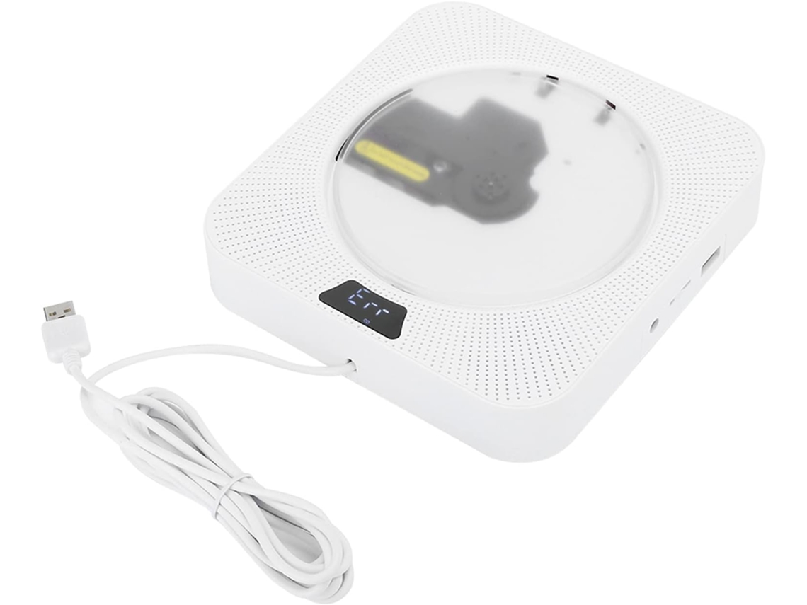 Leitor De Cd Portátil, Leitor De Cd Compacto Pessoal, Leitor De Cd Plugue Ue
