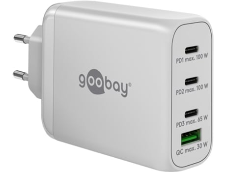Goobay 65556 Mobile Device Charger Laptop, Smartphone White Ac Fast Charging Indoor Goodbaby