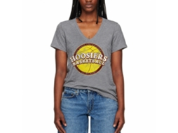 Rockinstone Hoosiers Movie B-ball Solid Graphite Adult T-shirt Size:l
