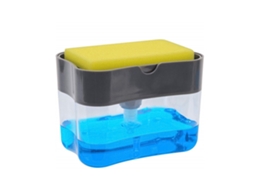 Dispenser de Sabão LAXISCREED para Cozinha Cinza
