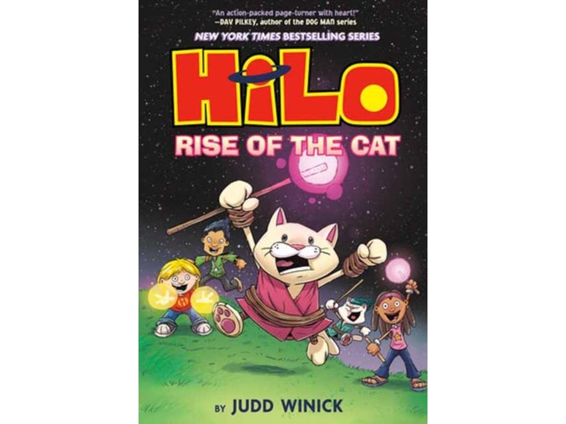 Livro Hilo Book 10 Rise of the Cat de Judd Winick (Inglês)