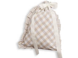 Saco ORIGINALBABY Quadrados Beige (26 x 2 x 24 cm)