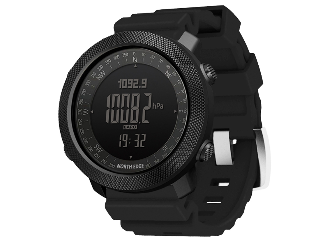 Relógio Esportivo Masculino, Resistente À Água Até 50 Metros, Visor Digital Led, Multifuncional.
