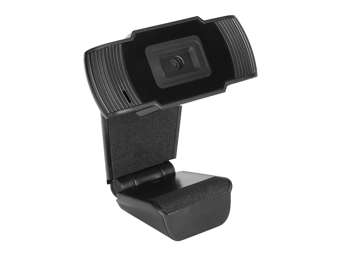 Webcam Usb Hd 3mp Com Microfone Clip Na Câmera De Computador Web Hd Preta