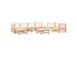 Garden Lounge Set, Garden Lounge Sets Vidaxl Marrom Madeira De Pinho (n/a)