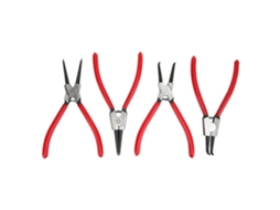 4pcs Alicates Anel Trava 7 Polegadas Cabo PVC | S/MARCA