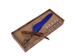 Caixa Presente com Caneta Quill LAXISCREED Azul