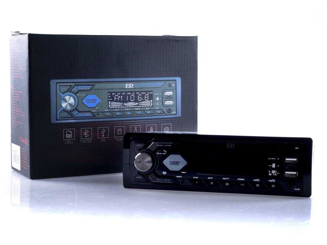 Auto Rádio 1 DIN EPCR05 com USB, Micro SD, AUX e Bluetooth