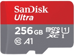 Cartão de Memória Micro SDXC SANDISK Ultra 256 GB (Outlet Caixa Aberta)