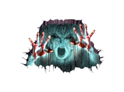 Laxiscreed Stickers De Maquilhagem Facial Divertida E Horror Para Personalizar O Seu Makeup