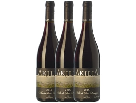 Vinho AKILIA Villa San Lorenzo Mencía Bierzo Crianza (0.75 L - 3 unidades)