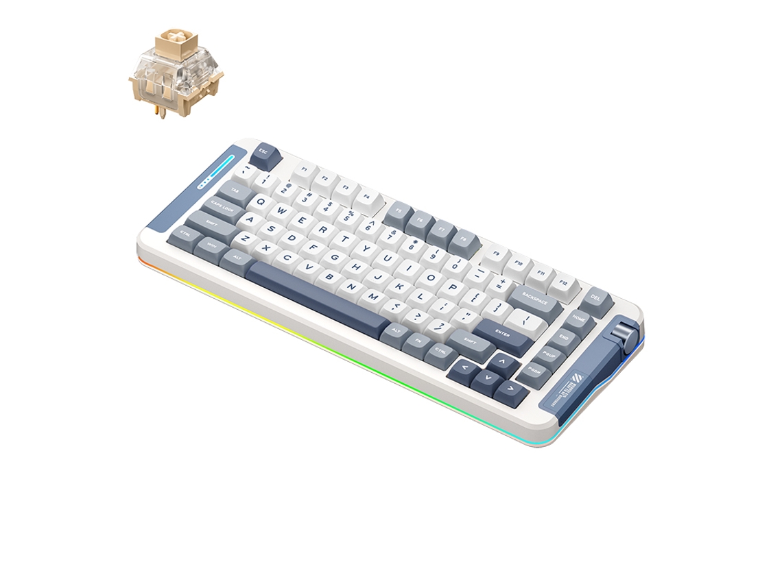 Teclado Mecânico Sem Fio Mchose X75 Gaming