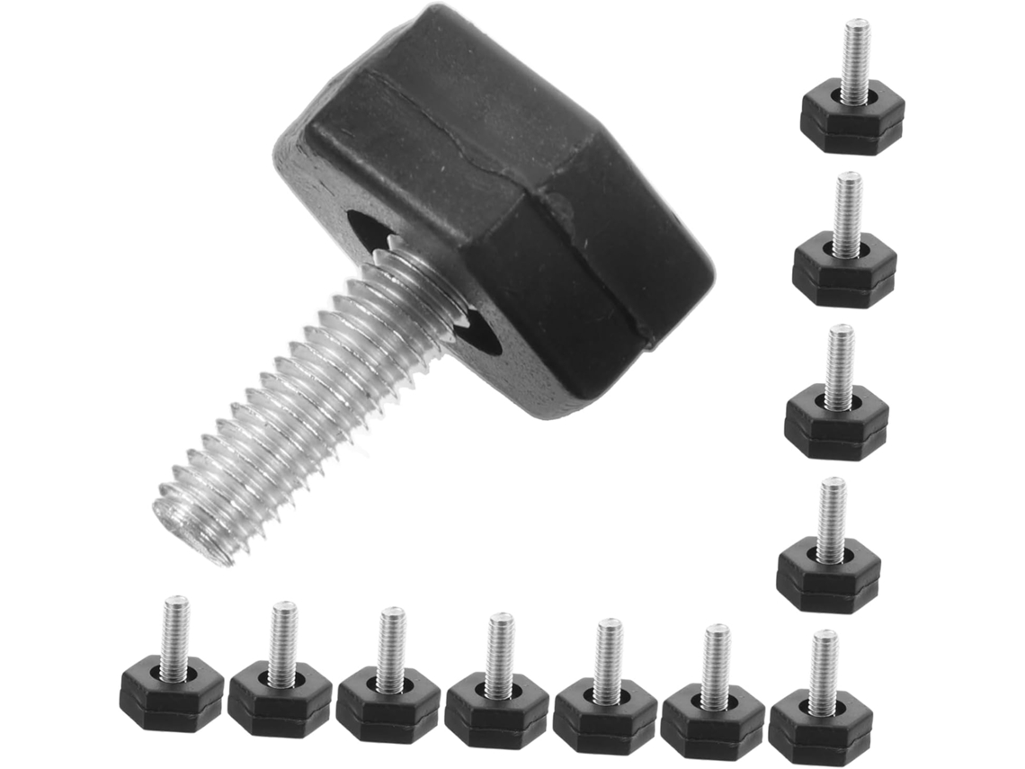 Mipcase Conjunto De 12-niveladores Ajustáveis Para Móveis, Resistentes E Antiderrapantes, Com Parafusos, Para Mesas E