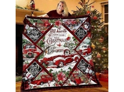 Manta De Flanela Para Decoração De Natal, Macia, Ideal Para Presentear Ou Decorar O Sofá Hengjian (dh 144)