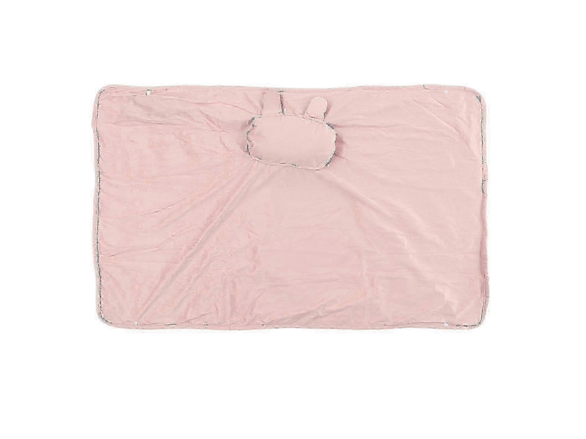Manta Elétrica Rosa Com Estampa De Coelho, Espessa, Com Alimentação Usb, Lavável E Aquecida, Ideal Para Dormitórios E Escritórios. Olysi Shop