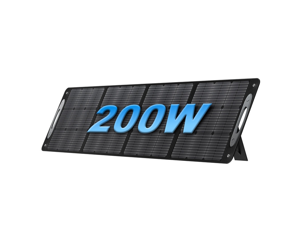 Painel Solar Portátil OUKITEL Pv200 200w, Ip68, Dobrável, Saída 21v, Camping e Autocaravana