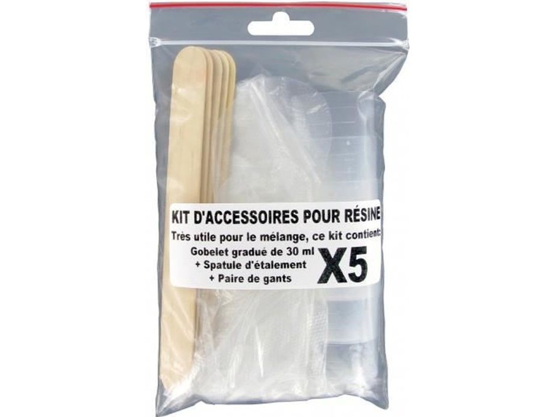 Kit de acessórios de resina