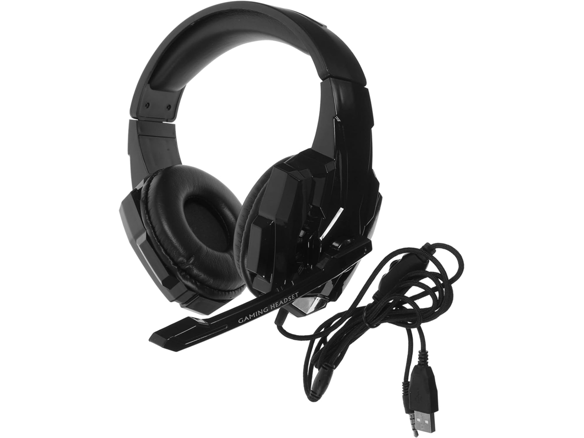 Peça Casque Gaming Com Arceau Stretchable Com Microfone Para Pc, Conforto Ideal E Sessões De