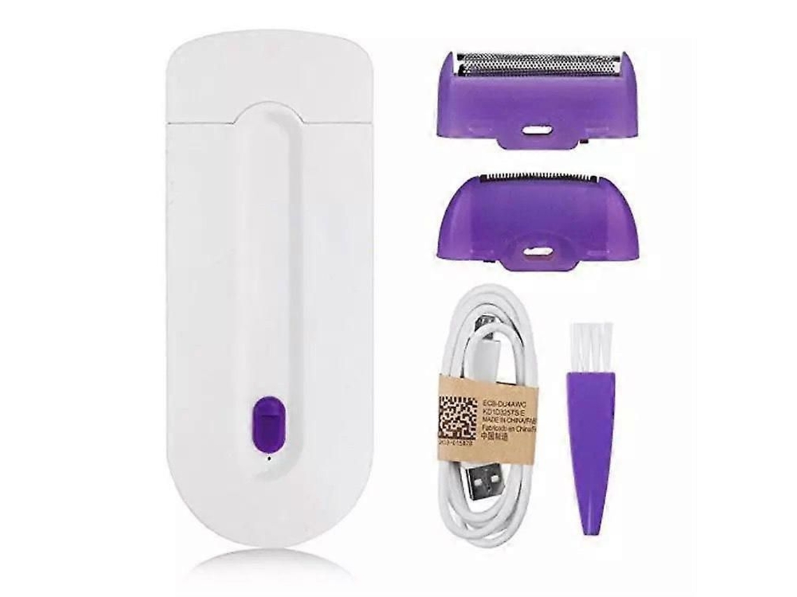 Kit De Depilação A Laser Profissional E Indolor Com Recarregável Via Usb Para Mulheres - Ideal Para Uso Corporal E Manual - Ótimo Presente