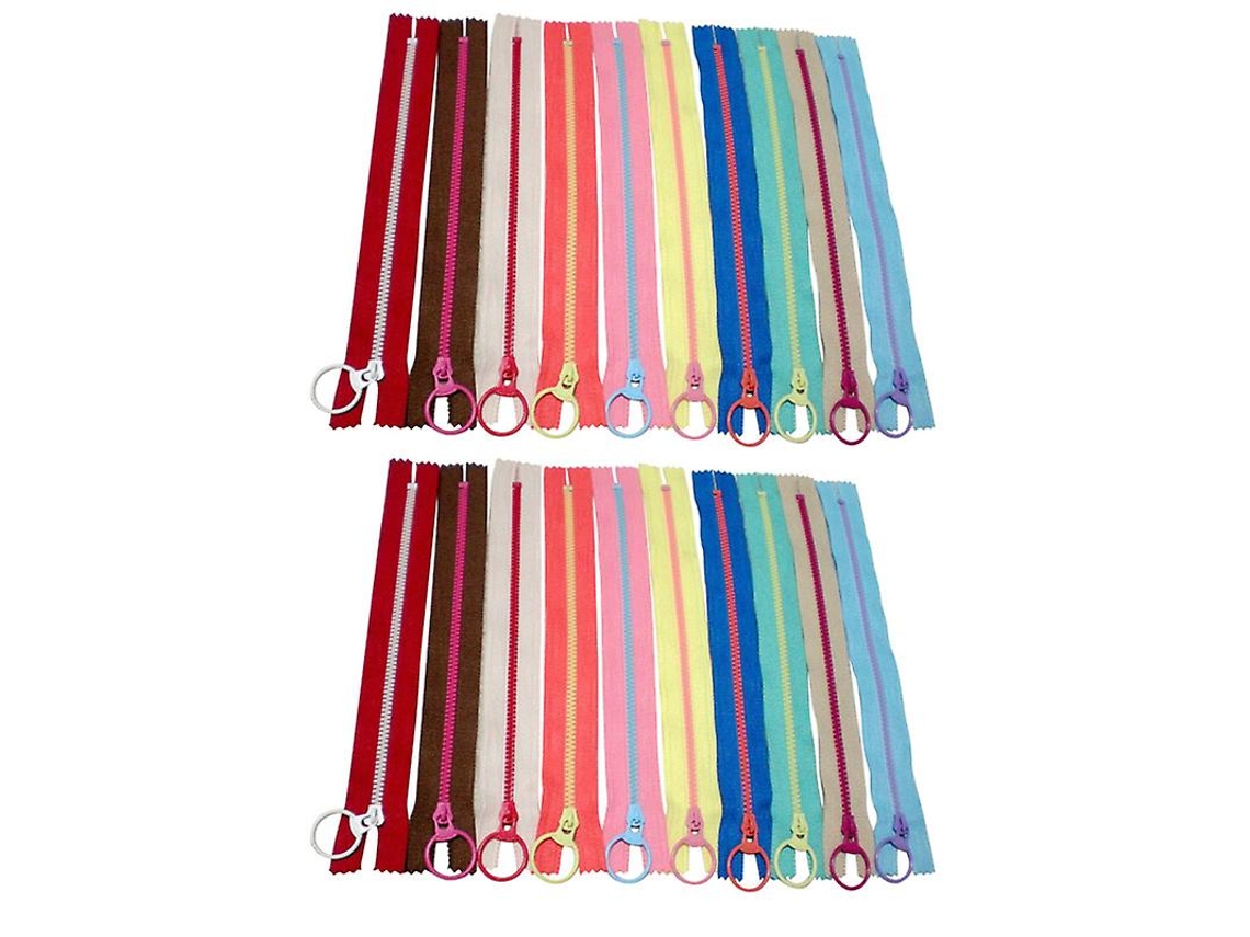 20Pcs Zíperes para Costura ALLINLESS