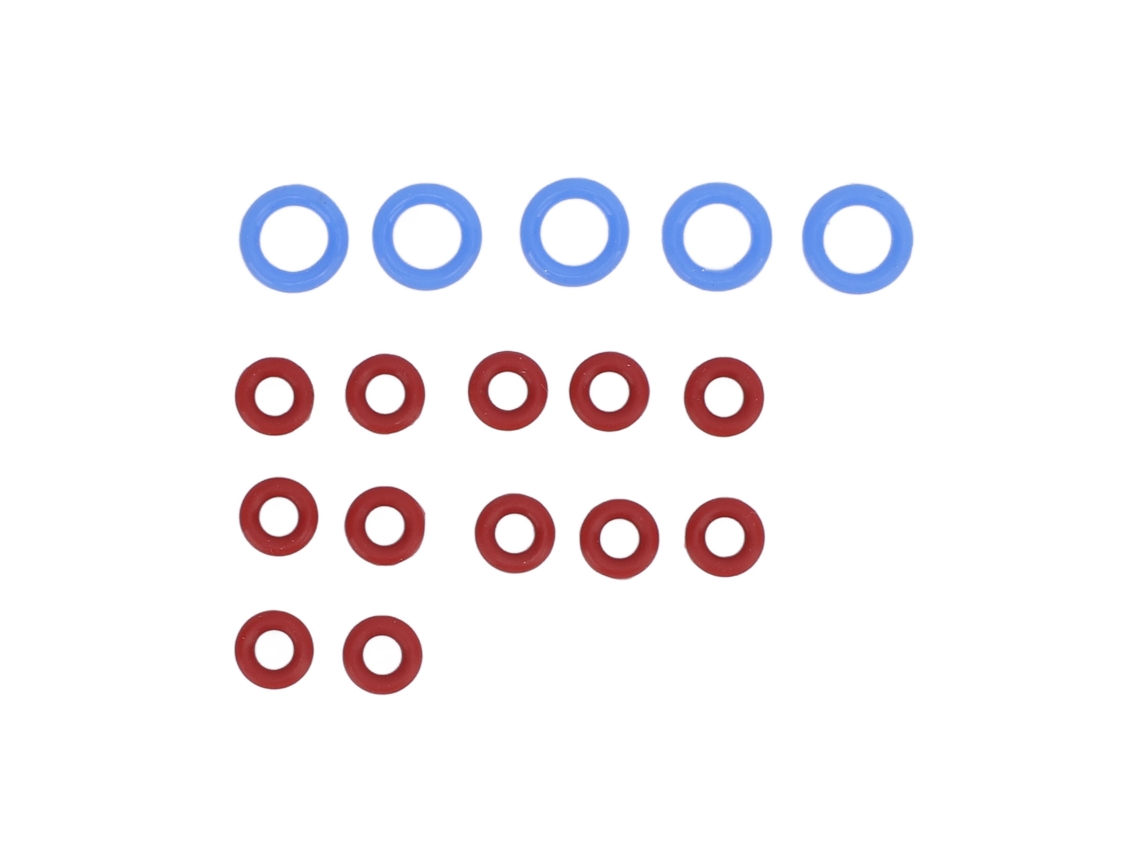 Kit 17pcs Selos Silicone Azul Vermelho Máquina Café Bes900-990