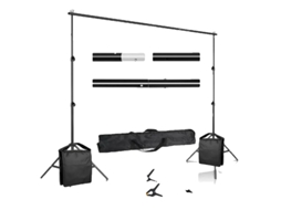 Suporte De Fundo Para Estúdio De Fotografia, Altura Ajustável, Bolsa De Transporte Portátil,2.6mx3m,adicionar 2pcs Sandbag Oem