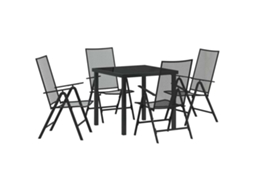 Maison Exclusive - Conjunto De Jantar Para Jardim 5 Pcs Antracite