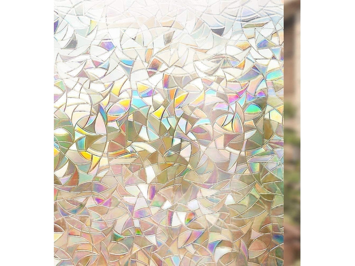 Película Decorativa Autoadesiva, Película Transparente Autoadesiva Estática, Película Eletrostática Para Aplicação Em Vidros