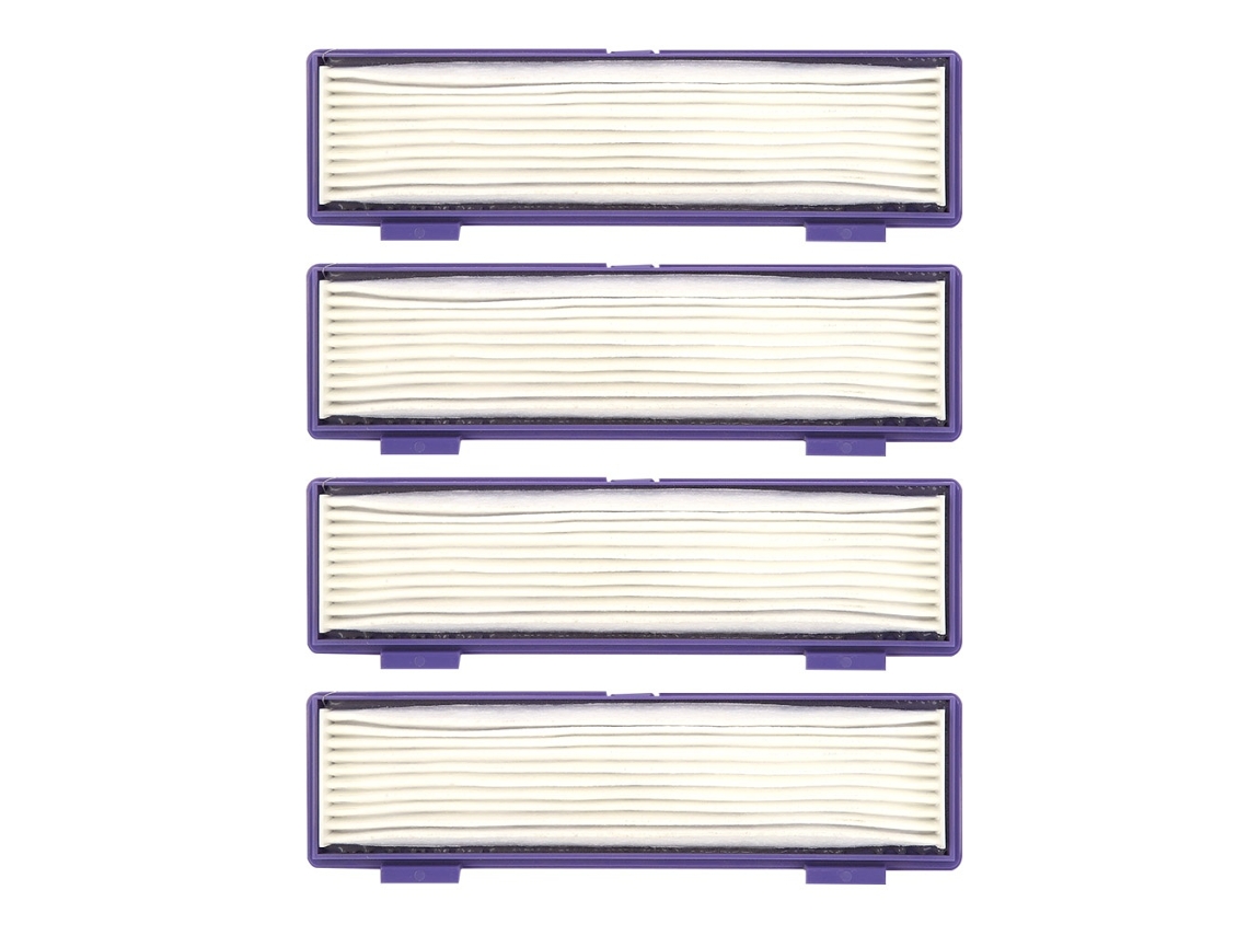 Lurelia 4 Filtros Para Aspirador Compatível Com Neato D75 D80 D85 D3 D5 Instalação Fácil