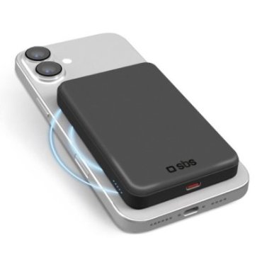 Powerbank com Tecnologia de fornecimento de energia (PD), e Certificado Qi2 , compatível com carregamento MagSafe/pequeno e potente/ Type-C 15W/ PD 20W 5.000mAh