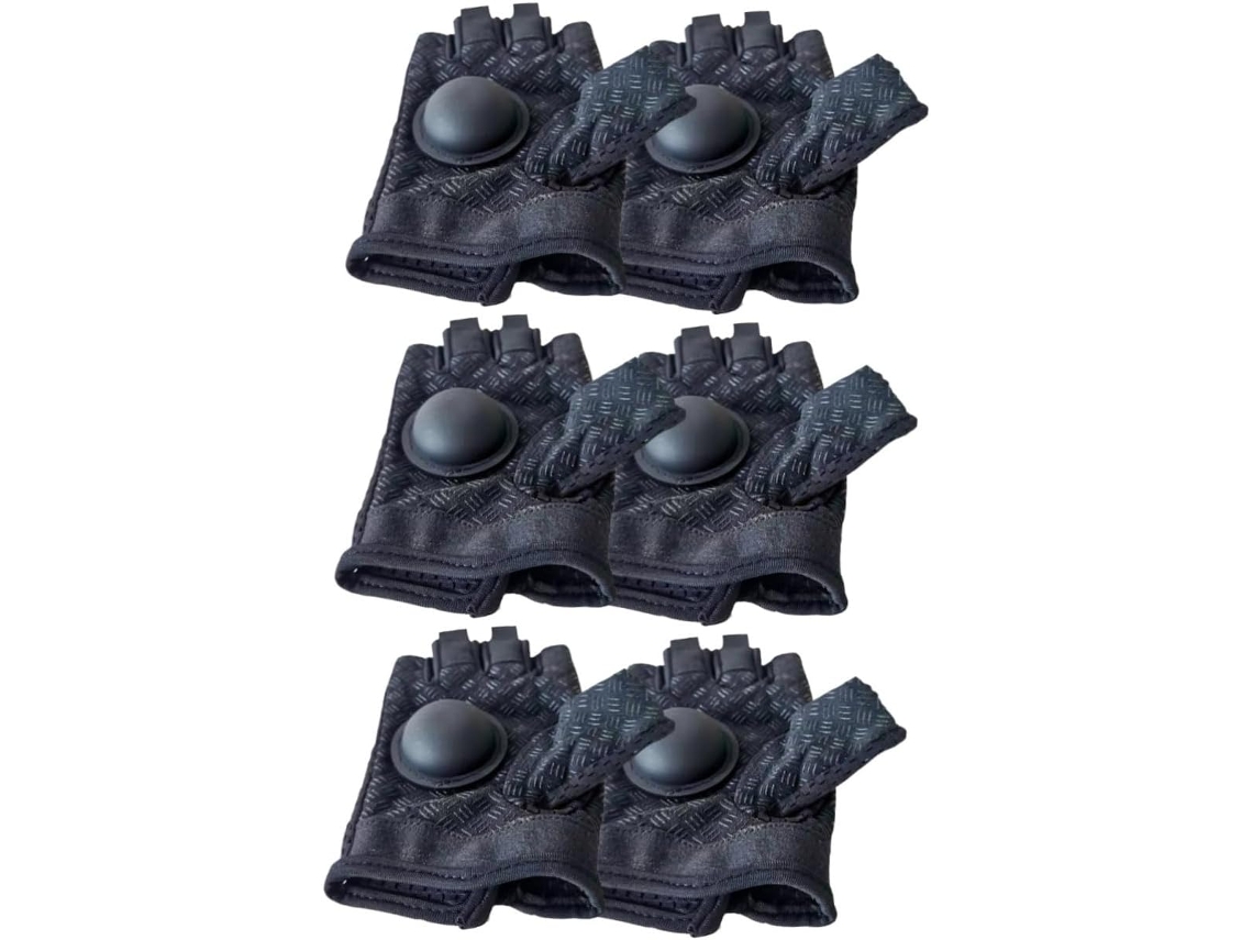 Luvas De Treino Voleibol Profissionais Toddmomy, Conjunto De 3 Pares, Ferramenta Para Técnica De Passe, Pretas, Design