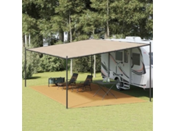 Vidaxl Tapete De Campismo Para Tenda 400x700 Cm Pead Areia