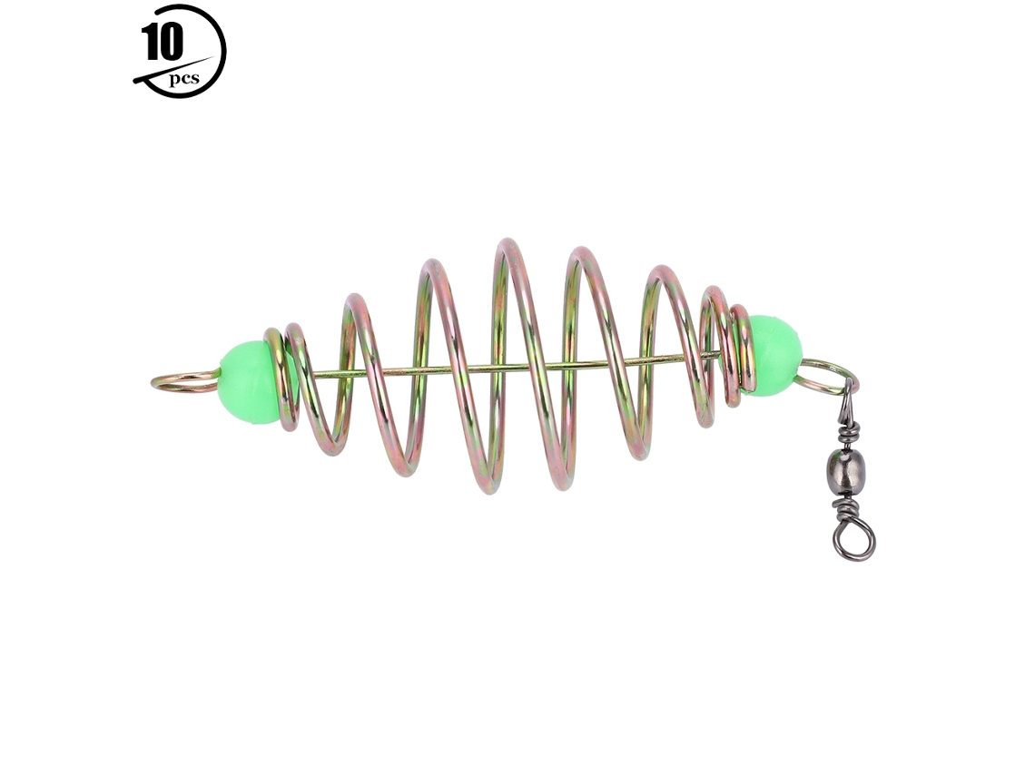 Spring Bait Lure (with Luminous Beads, Explosion Hook Spring)