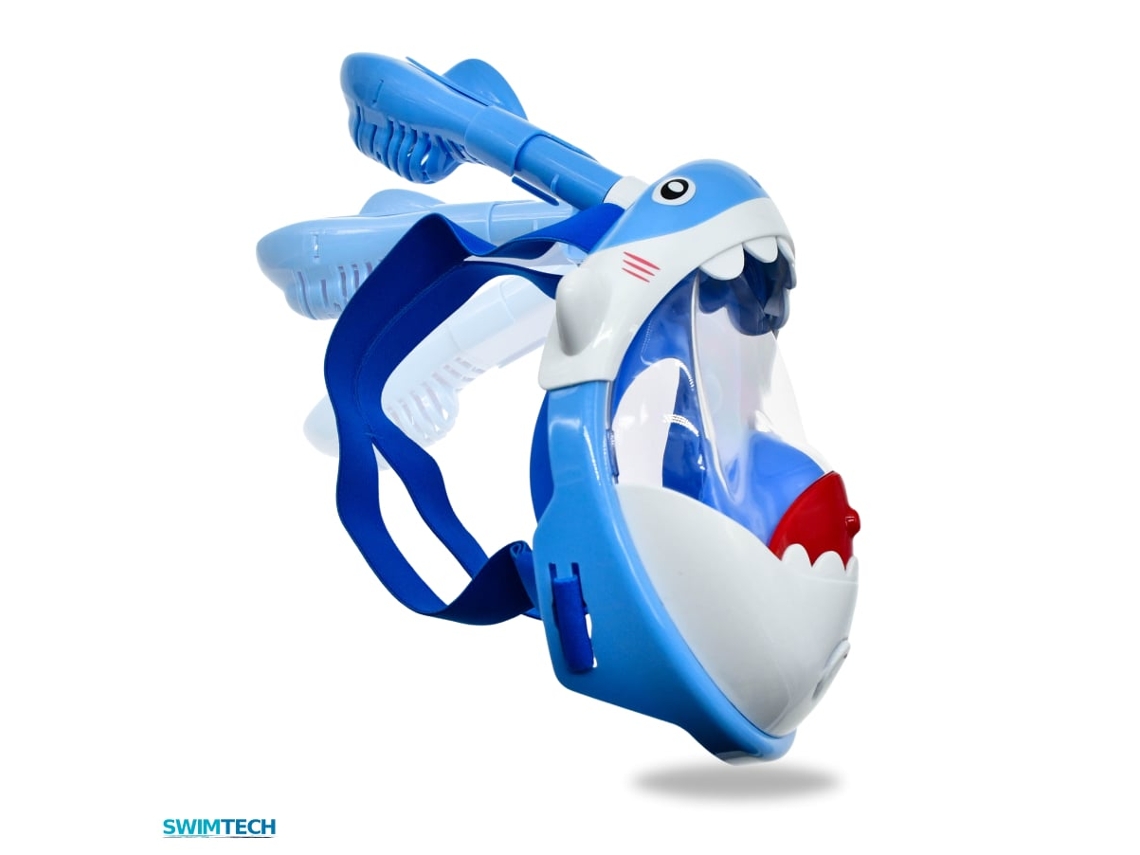 Máscara De Mergulho Facial Completa Swimtech Infantil