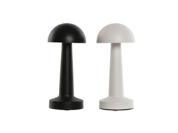 Lâmpada de mesa HOME ESPRIT Branco Preto 9 x 9 x 22 cm (2 Unidades)