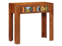 Vidaxl Mesa De Consola 80x35x75 Cm Madeira Maciça Acácia