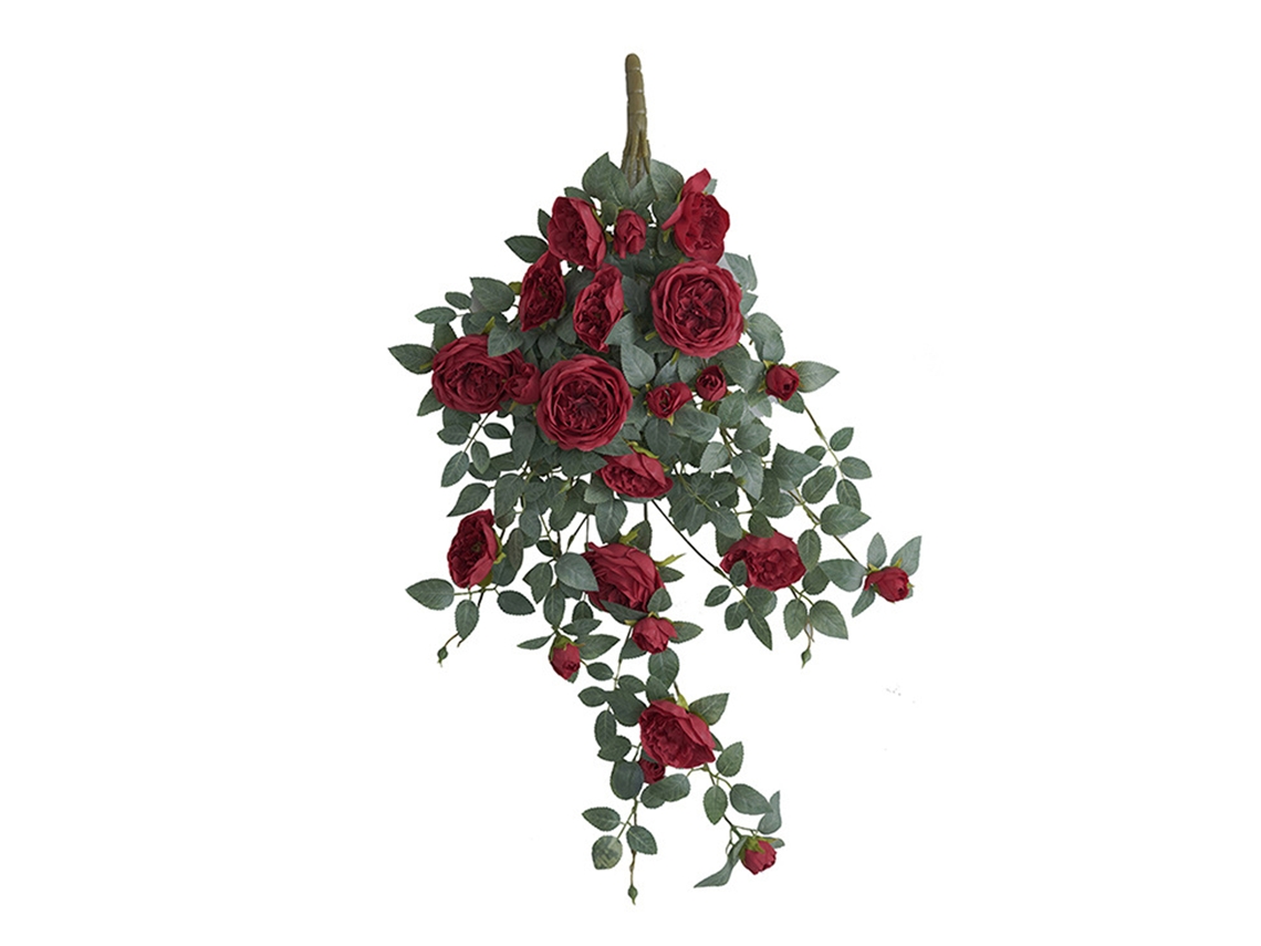 Laxiscreed Cobertura Decorativa Com Videira De Rosas Artificiais Para Janelas E Jardins