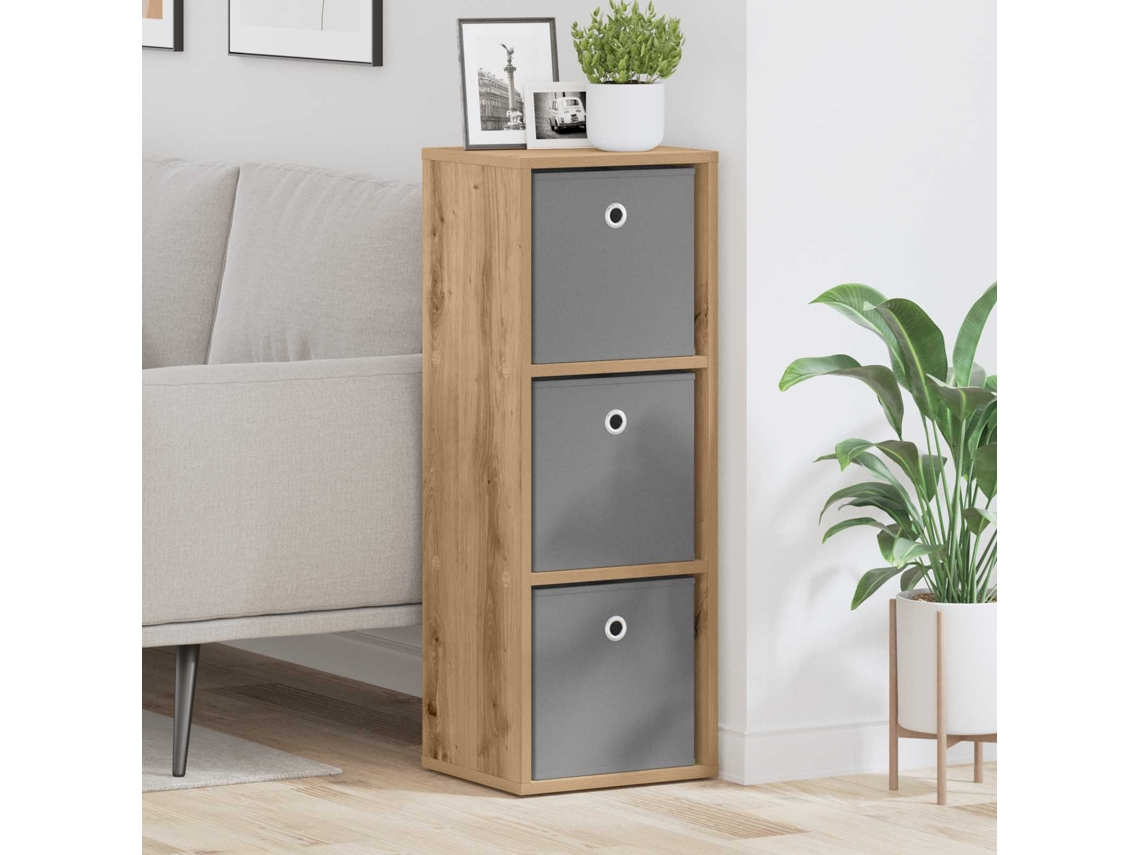 Vidaxl Buffet Carvalho Artesanal 30,5 X 27 X 84,5 Cm
