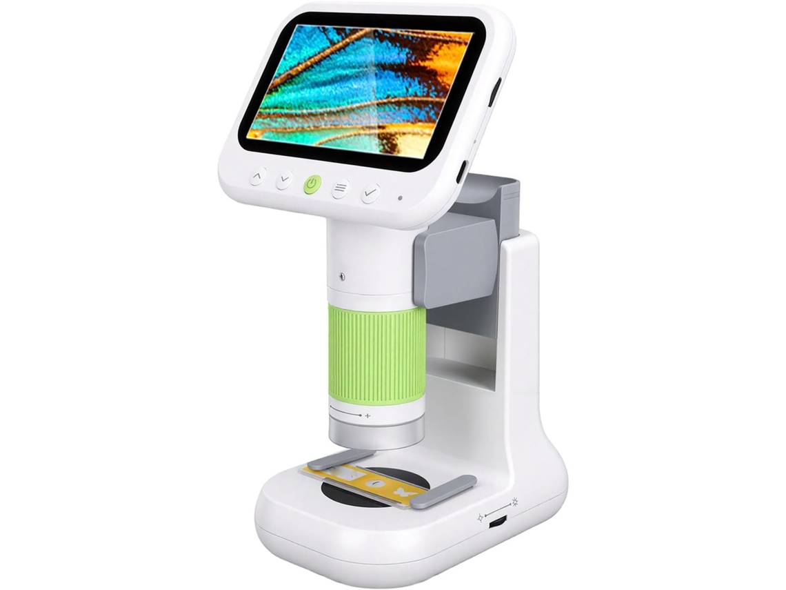 Microscópio Digital Com Tela Lcd De 4 Polegadas.
