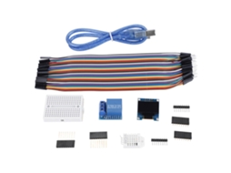 Laxiscreed Estação Meteo Iot Com Oled, Monitor De Temperatura, Humidade E Hora - Starter Kit