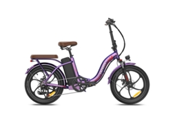 Bicicleta Elétrica Dobrável Fafrees F20 Pro 250w 36v22.5ah 20 Polegadas 25km/h Roxo Rosado