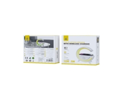 Led Coluna Bluetooth Led Branco One Plus