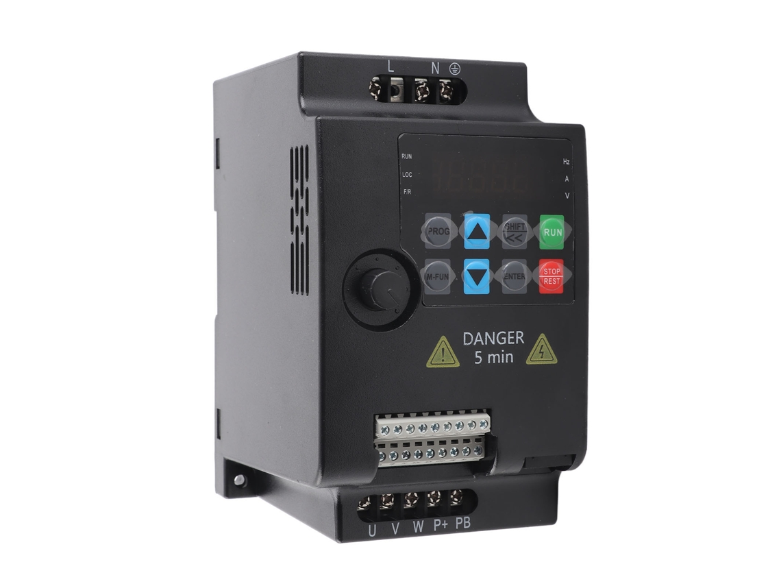 Laxiscreed Inversor De Frequência Para Trifásico 220v 0,75kw, Compatível Com Sistemas Monofásicos