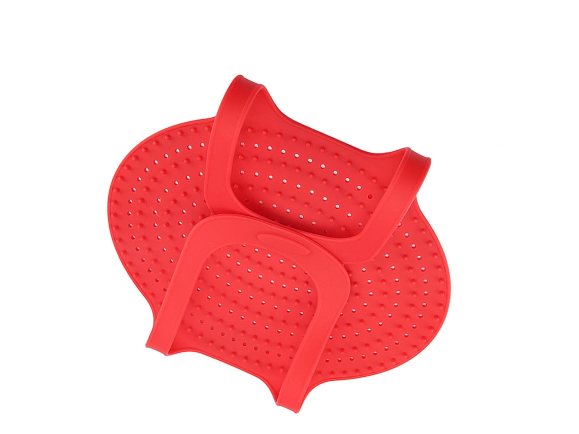 Levador de Peru em Silicone Resistente ao Calor, Antiaderente para Aves e Carne Assada (vermelho)