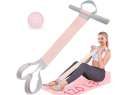 Faixa Elástica de Resistência 54 Kg para Alongamento Rosa AQUAFORGE