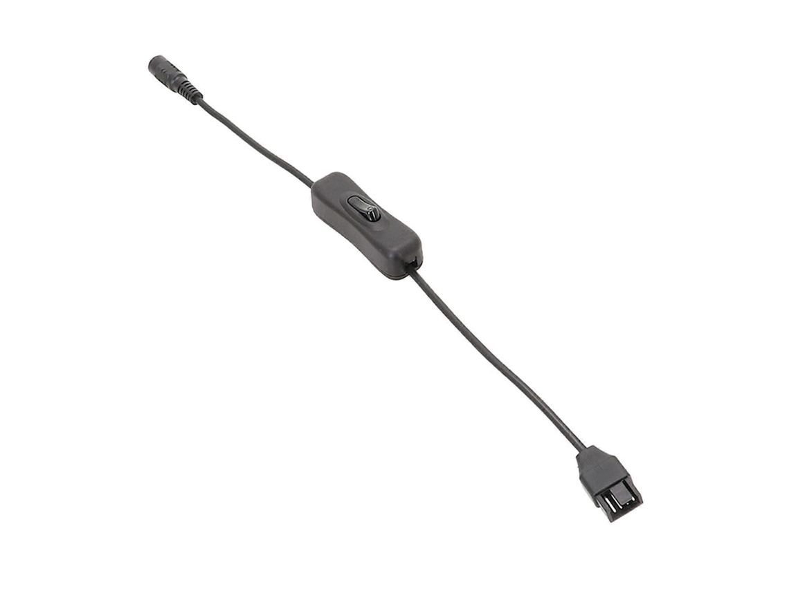 Lurelia Cabo Divisor Dc 5,5 X 2,1 Mm, 5.5x2.1mm, 22awg, Interruptor Integrado, Ventoinhas