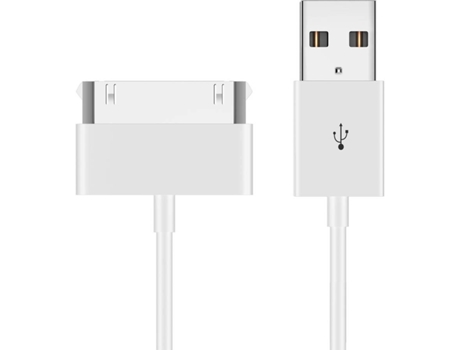 Cabo JETECH 0156-CB-I4-WH (USB - 30-pin - 1 m - Branco)