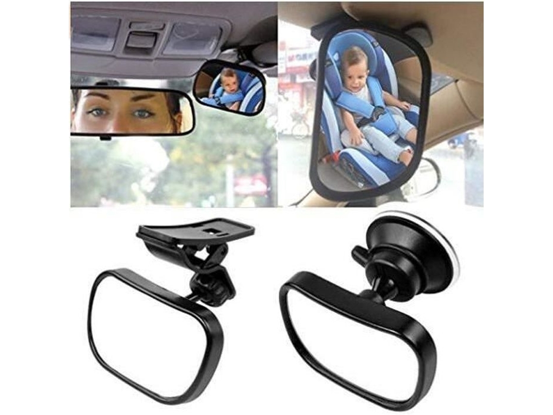 Espelho Retrovisor Infantil para Carro, Ventosa, Clipe AQUAFORGE