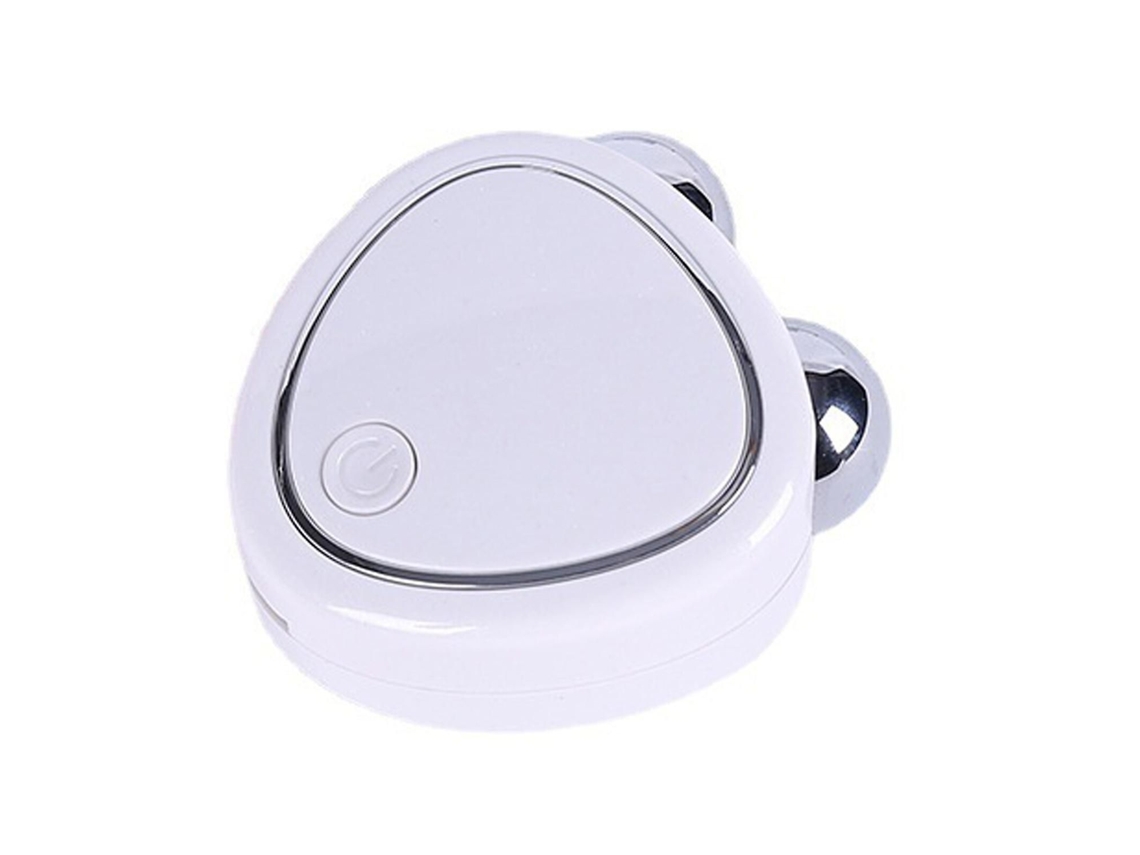 Aparelho de Beleza Ems 3d Branco com Rolo, Massageador Facial Recarregável GOKOCO